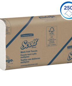 Scott® Multifold Paper Towels (01804), with Absorbency Pockets™, 9.2" x 9.4" sheets, White, (250 Sheets/Pack, 16 Packs/Case, 4,000 Sheets/Case) 21 71 BxSdDb9L