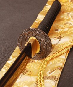 Handmade Japanese Samurai Katana Sword 41 inch 1095 High Carbon Steel/Damascus Folded Steel Full Tang Katana for Man Gift Cosplay Decoration Self Defense Damascus steel bloody red blade 18 71 CLx8BGPL