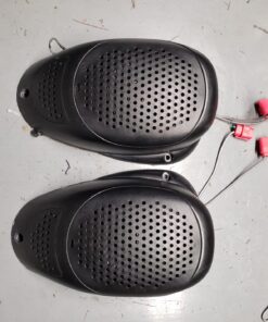 Pyle 6.5 Inch Dual Marine Speakers - 2 Way Waterproof and Weather Resistant Outdoor Audio Stereo Sound System with 150 Watt Power, Polypropylene Cone and Cloth Surround - 1 Pair - Pyle PLMR60B (Black) 29 71 CeFNHKjL