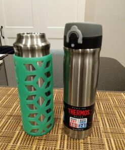 Pratico Kitchen Glass Bottle Silicone Sleeves for Epica, Aquasana, Estilo and Similar Style Bottles, 2 Pack, Green 2 Pack - Green 19 71 DBFTCXxL