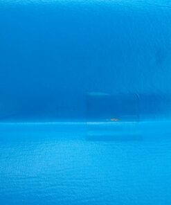 TRC Recreation Sunsation 1.75 Inch Thick Foam Lounger Water Floating Swimming Pool Raft with Roll Pillow for Head and Neck Support, Bahama Blue 31 71 DOqvHaL