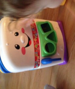 Fisher-Price Laugh & Learn Toddler Playset, Learning Kitchen with Music Lights & Bilingual Content for Baby to Toddler Pretend Play SIOC/FFP Frustration-Free Packaging 21 71 E79adBTL