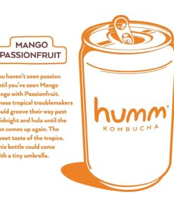 Humm Kombucha Mango Passionfruit - Organic, Vegan & GMO-Free (12 Pack) 12 Fl Oz (Pack of 12) 13 71 Ea9YqtNL