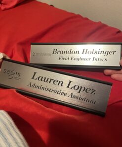 Lasercrafting Personalized Office Name Plate With Optional Wall or Desk Holder - 2x8 - CUSTOMIZE. Choose from a variety of colors and fonts to match your style. Great gift idea. 34 71 F z6L