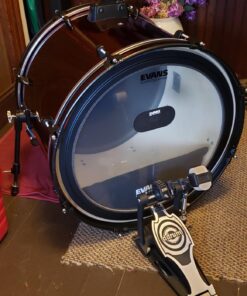 Evans EQ Pad Bass Drum Dampeners - Bass Drum Sound Dampening - Attaches to Drum Shell - Adjustable, Hinged - Controls Attack & Sustain - Great for Close Drum Mics - 1 Multi-Use Pad Damper 13 71 GHJn4DaL 1