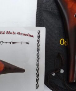 "Forest Whisper" 12 Hole Ocarina Classic Straw Fire Masterpiece Collectible, Alto C Ceramic Ocarina - Highly Recommended Christmas Gift Idea by OcarinaWind Music Instrument Shop Owner 53 71 Ge1UwahL 1