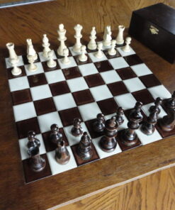 Wegiel Handmade European Professional Tournament Chess Pieces With Wood Storage Case 25 71 HBRzm3wL