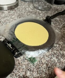 Victoria Cast Iron Tortilla Press, Tortilla and Roti Maker, Made in Colombia, 8 Inches 8" 55 71 HS7UnZ4L