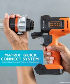 BLACK+DECKER 20V MAX Matrix Cordless Drill/Driver (BDCDMT120C), Drill Kit (Orange) Drill Kit (Orange) 20 71 I6qH qYS