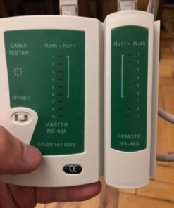 Gaobige Network Tool Kit for Cat5 Cat5e Cat6, 11 in 1 Portable Ethernet Cable Crimper Kit with a Ethernet Crimping Tool, 8p8c 6p6c Connectors rj45 rj11 Cat5 Cat6 Cable Tester, Punch Down Tool 34 71 IEcCSE7L