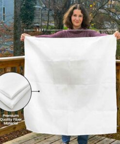 Prepared Hero Emergency Fire Blanket - 4 Pack - Fire Suppression Blanket for Kitchen, 40” x 40” Fire Blanket for Home, Fiberglass Fire Blanket 4-pack 19 71 IGDpp5ML