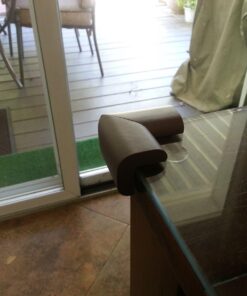 RovingCove Corner Protector for Baby (8 Large Corners) - Hefty-Fit Heavy-Duty Soft Rubber Foam Furniture Corner Bumper Guards, 3M Adhesive Pre-Taped, Coffee Brown 8 Count (Pack of 1) 31 71 IQiar4RL