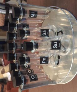 Wink Chemist's Spice Rack, 14 Piece Chemistry Spice Rack Set 34 71 JGkJ dTL