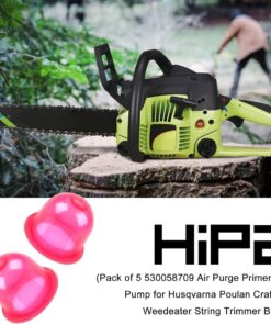 Hipa 530058709 Air Purge Primer Bulb Pump for Husqvarna 125BT 128LD Stihl Poulan Craftman Weedeater Murray Bolen String Trimmer Blower Craftsman Hedge Trimmer Pack of 5 12 71 KMSrGywL