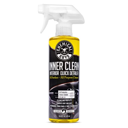 Chemical Guys SPI_663_16 InnerClean Quick Detailer with Pineapple Scent, High Performance Interior and Dashboard Cleaner, Dust Repellent, Easy to Use Non Greasy Formula, 16 fl oz 16 oz