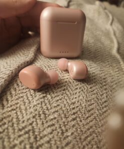 TOZO T6 True Wireless Earbuds Bluetooth 5.3 Headphones Touch Control with Wireless Charging Case IPX8 Waterproof Stereo Earphones in-Ear Built-in Mic Headset Premium Deep Bass Rose Gold Classic Edition 68 71 Ko qajsL