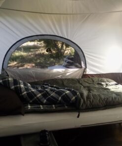 Coleman Camping Cot, Air Mattress, & Pump Combo, Folding Camp Cot & Air Bed with Side Table & Battery-Operated Pump, Great for Comfortable Outdoor Sleeping & Camping Twin 50 71 L8FuXfpL