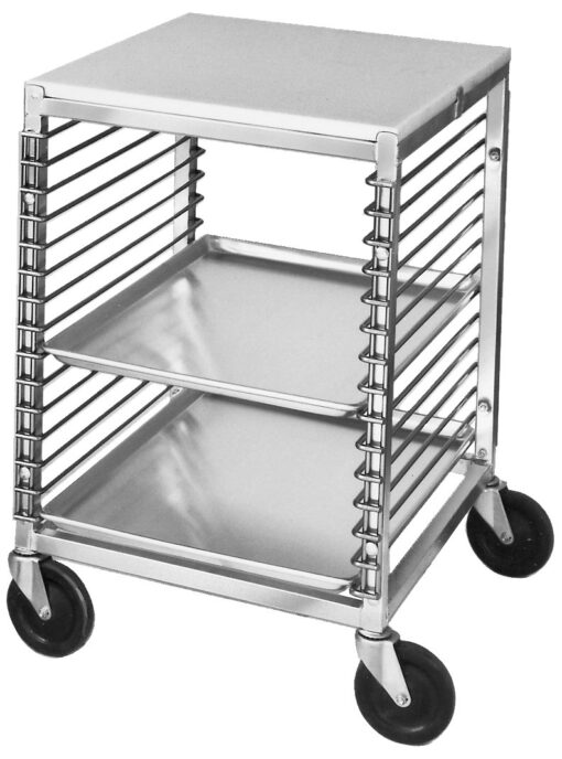 Channel Manufacturing 567/P 15 Pan End Load Undercounter Prep Top Sheet / Bun Pan Rack - Assembled