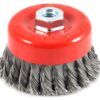Forney 72753 4-Inch by 5/8-11 Knotted Cup Brush .020 Carbon Steel 6 71 LgRAIPoL