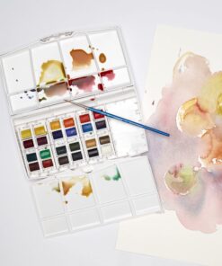 Winsor & Newton Cotman Watercolor Paint Set, Travel Set, 24 Whole Pans 24 Whole Pan Travel Set 35 71 M0Q5PO3L