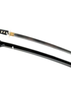 Alternative view of Handmade Sword - Aluminium Alloy Unsharpened Iaido Training Katana Sword, Handmade, Full Tang, Dragon Tsuba, Black Scabbard