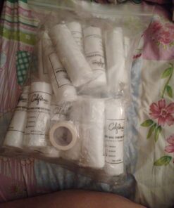 Surgical Gauze Bandage Rolls (4 inch) - Pack of 24 with Bonus Tape - Essential for First Aid and Medical Supplies - Medical Supplies for Wound Care - Breathable Medical Tape 4 Inch 24 Pack 41 71 MTETbeL