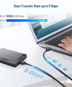 Cable Matters Short Micro USB 3.0 Cable 3 ft (External Hard Drive Cable, USB to USB Micro B Cable) in Black, Compatible with Seagate, LaCie, Toshiba, Samsung, Western Digital/WD External Hard Drive 1m 1 8 71 MURcbjcL