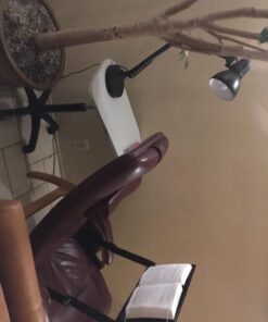 Adjustable Book Holder and Laptop Stand - Portable Aluminum Book Stand for Textbooks, Cookbooks, Recipe Books, and Tablets Black 44 71 MXaodkrL