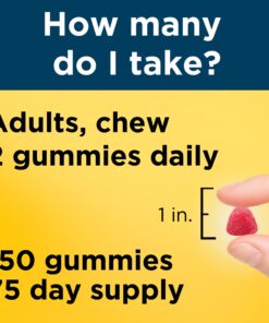 Nature Made Multivitamin for Him with Omega-3, Mens Multivitamins for Daily Nutritional Support, Multivitamin for Men, 150 Gummy Vitamins and Minerals, 75 Day Supply 150 Count 11 71 Mm9JztTL