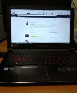 Acer Predator Helios 300 Gaming Laptop, 15.6" Full HD IPS, Intel i7 CPU, 16GB DDR4 RAM, 256GB SSD, GeForce GTX 1060-6GB, VR Ready, Red Backlit KB, Metal Chassis, Windows 10 64-bit, G3-571-77QK 58 71 NUaZQpeL