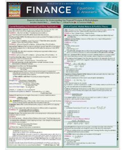 Finance Equations & Answers (Quick Study Academic) 5 71 NVjLvhL