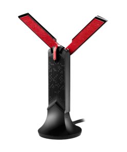 Alternative view of ASUS USB-AC68 AC1900 Dual-band USB 3.0 WiFi Adapter, Cradle included