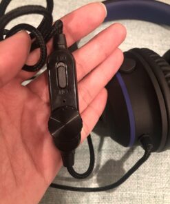 OONOL Gaming Headphones, Rotated Earmuffs, Retractable Microphone, Bass Sound, On Ear Wired Noise Cancelling Headset for PC, PS4, PS5, Xbox One, Switch, Laptop, 3.5MM Jack (Black) Black 35 71 Nid1YTqL