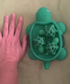 Playmaker Toys Rubber Turtle Family Bathtub Toy Pals Also A Great Pet Dog Chew Toy 27 71 ObnxeBLL