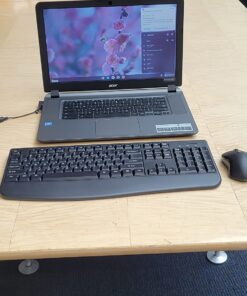 Wireless Keyboard and Mouse Combo, Full-Sized 2.4GHz Wireless Keyboard with Comfortable Palm Rest and Optical Wireless Mouse for Windows, Mac OS PC/Desktops/Computer/Laptops Black 46 71 Op7GBOnL