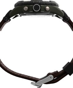 Timex Men's T45181 Expedition Resin Combo Brown/Green Nylon Strap Watch 19 71 OwKbiopL