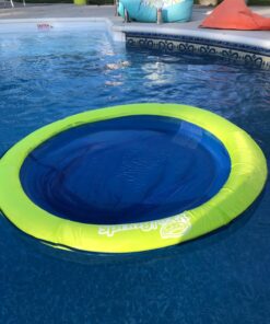 Alternative view of Swimways Spring Float Papasan - Blue/Lime