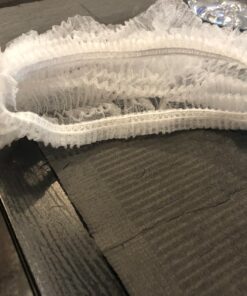 100 PCS--21", Disposable Bouffant (Hair Net) Caps, Spun-Bounded Poly, Hair Head Cover Net, Non-Woven, Medical, Labs, Nurse, Tattoo, Food Service, Health, Hospital 100 Count (Pack of 1) 5 71 PM1UPaJL