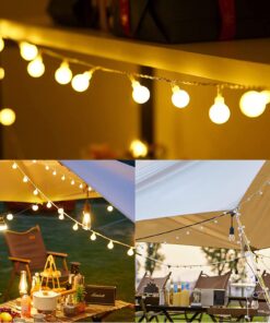 Dailyart Globe String Light 40 Led Battery Operated String Lights Waterproof Outdoor Indoor String Lights for Bedroom Classroom Decor, Battery String Lights for Christmas Wedding Party 13ft Warm White Yellow 27 71 PPg7yrOL