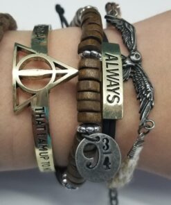 Harry Potter 5 Piece Arm Party Bracelet Set 7 71 PQm7S1UL