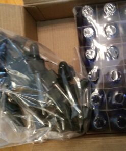 Vivaplex 24, Cobalt blue, 15 ml (1/2 oz) Glass Bottles, with Glass Eye Droppers 31 71 PXO4r3FL