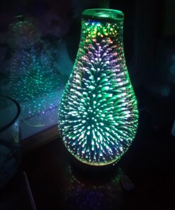 Porseme Essential Oil Diffuser 3D Glass Aromatherapy Ultrasonic Humidifier Cool Mist, Auto Shut-Off, Timer Setting, BPA Free for Home Office Hotel Yoga Gym Leisure SPA Gift 100ml B1-100ml Volcano 34 71 Pt5pnNaL