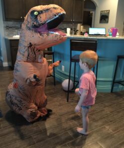 Rubie's Child's The Original Inflatable Dinosaur Costume T-rex 25 71 QChwCcZL