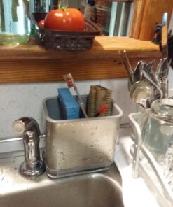 OXO Stainless Steel Good Grips Sinkware Caddy, One Size 61 71 QkbW6I L