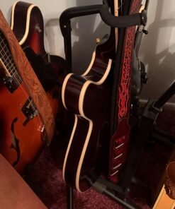 Hola! Music Guitar Stand - Height Adjustable, Collapsible w/Padded Neck & Yoke - Pack of 1 Tripod Tripod - 1 pack 46 71 Qoj80wSL