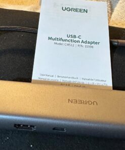 UGREEN Revodok 1061 USB C Hub 6-in-1 Gigabit USB C to Ethernet Adapter with 4K HDMI, 100W Power Delivery, 3 USB 3.0, Compatible with MacBook, iPad Pro, iPhone 15 Pro/Pro Max, Dell, HP, Chromebook. 41 71 RNest5aL