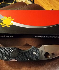 Spyderco Native 5 Lightweight Signature Knife with 2.95" CPM S30V Steel Blade and Black FRN Handle - PlainEdge - C41PBK5 30 71 S7zyMtkL