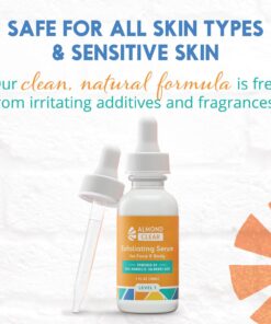 Face & Body Clearing Serum, Level 1- for acne, folliculitis, aging skin, ingrown hairs, dark spots - face, chest, butt, back, thighs, arms - mandelic acid - 1 fl oz 1 Fl Oz (Pack of 1) 23 71 Sih6CSjL