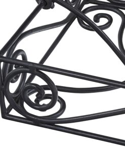 Black Village Scroll Luncheon Napkin Holder 5 71 TA0efehL