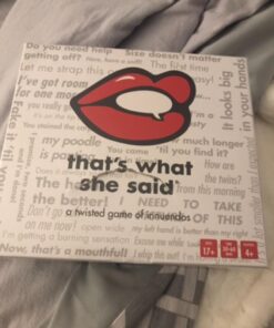 That's What She Said Game - The Hilariously Twisted Party Game | Ages 17+ Rated Game Base Game 28 71 TH3hjHEL